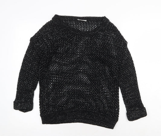 Womens UK Size S Wallis Black Pullover Jumper