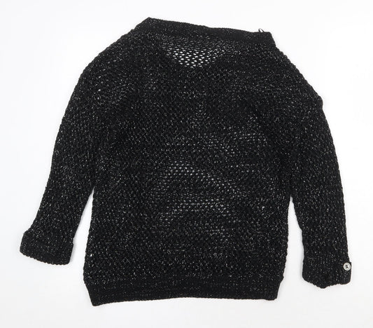 Womens UK Size S Wallis Black Pullover Jumper