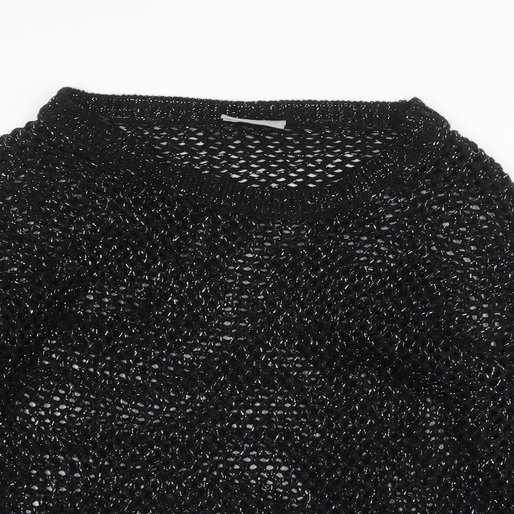 Womens UK Size S Wallis Black Pullover Jumper