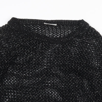 Womens UK Size S Wallis Black Pullover Jumper
