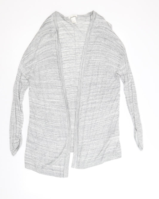 Womens UK Size S H&M Grey Cardigan Jumper