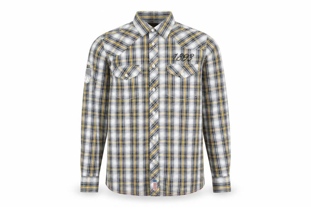 Mens UK Size S Rhode Island Multicoloured  Button-Up Long Sleeve Casual Shirt