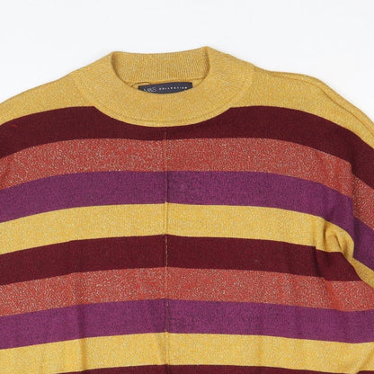 Womens UK Size M Marks and Spencer Multicoloured Pullover Jumper
