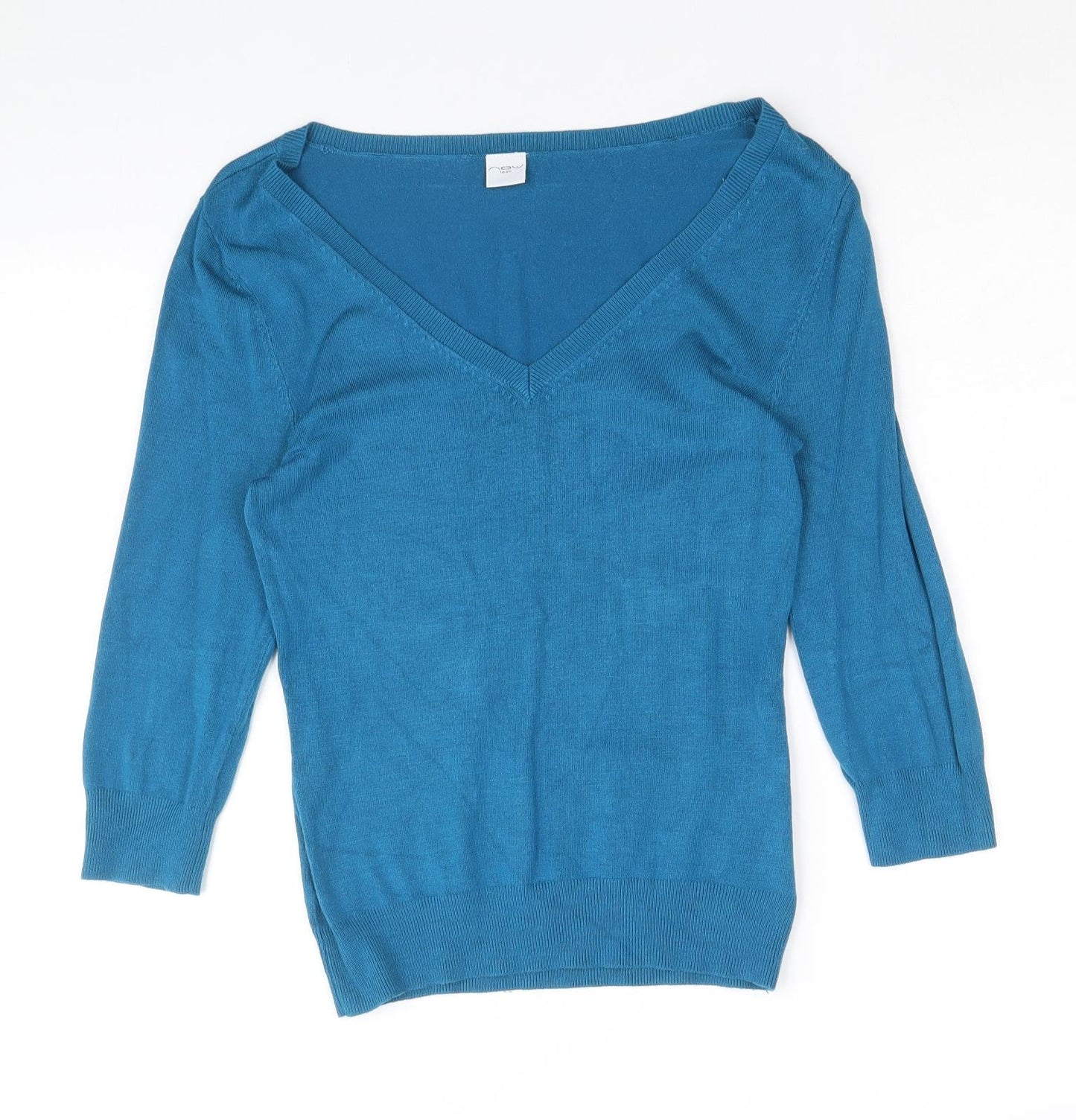 Womens UK Size 8 New Look Blue Pullover Jumper
