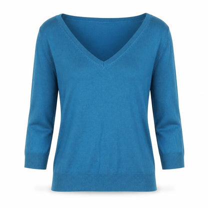 Womens UK Size 8 New Look Blue Pullover Jumper