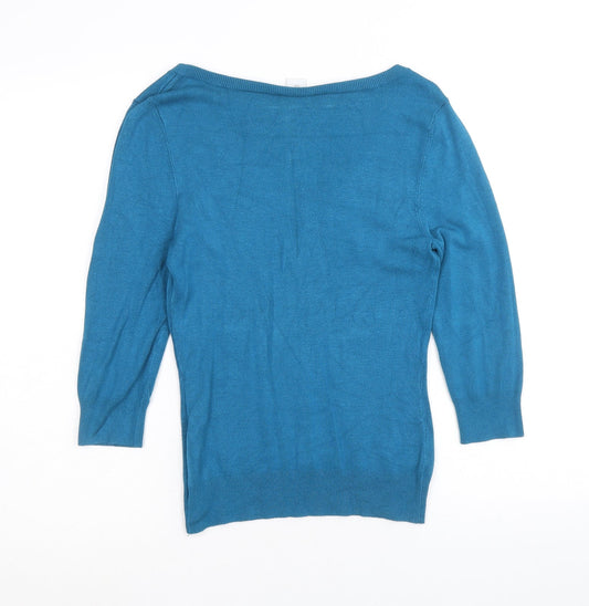Womens UK Size 8 New Look Blue Pullover Jumper