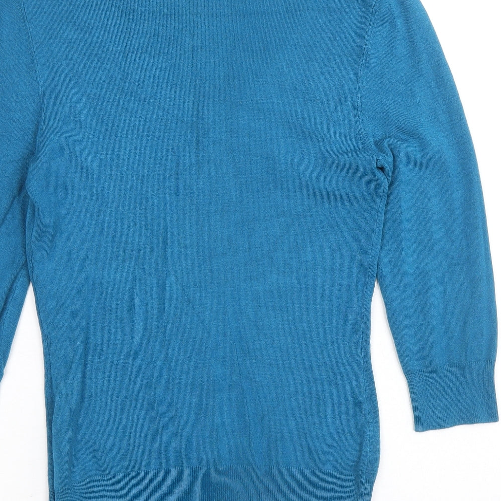Womens UK Size 8 New Look Blue Pullover Jumper