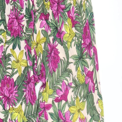 Womens UK Size 6 H&M Regular Fit  Multicoloured Trousers