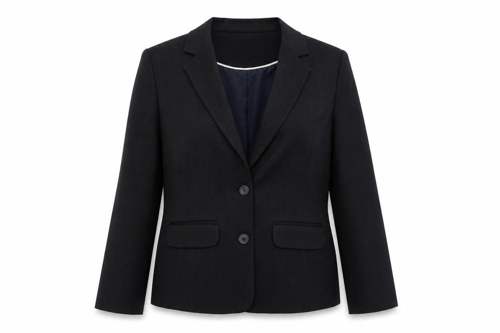 Womens UK Size 12 Papaya Regular Blue Blazer