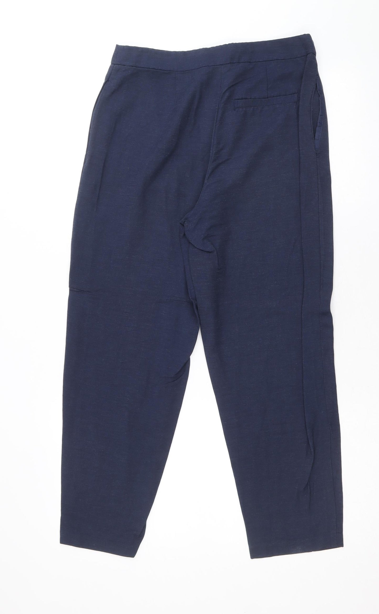 Womens UK Size 8 Sisley Regular Fit  Blue Trousers