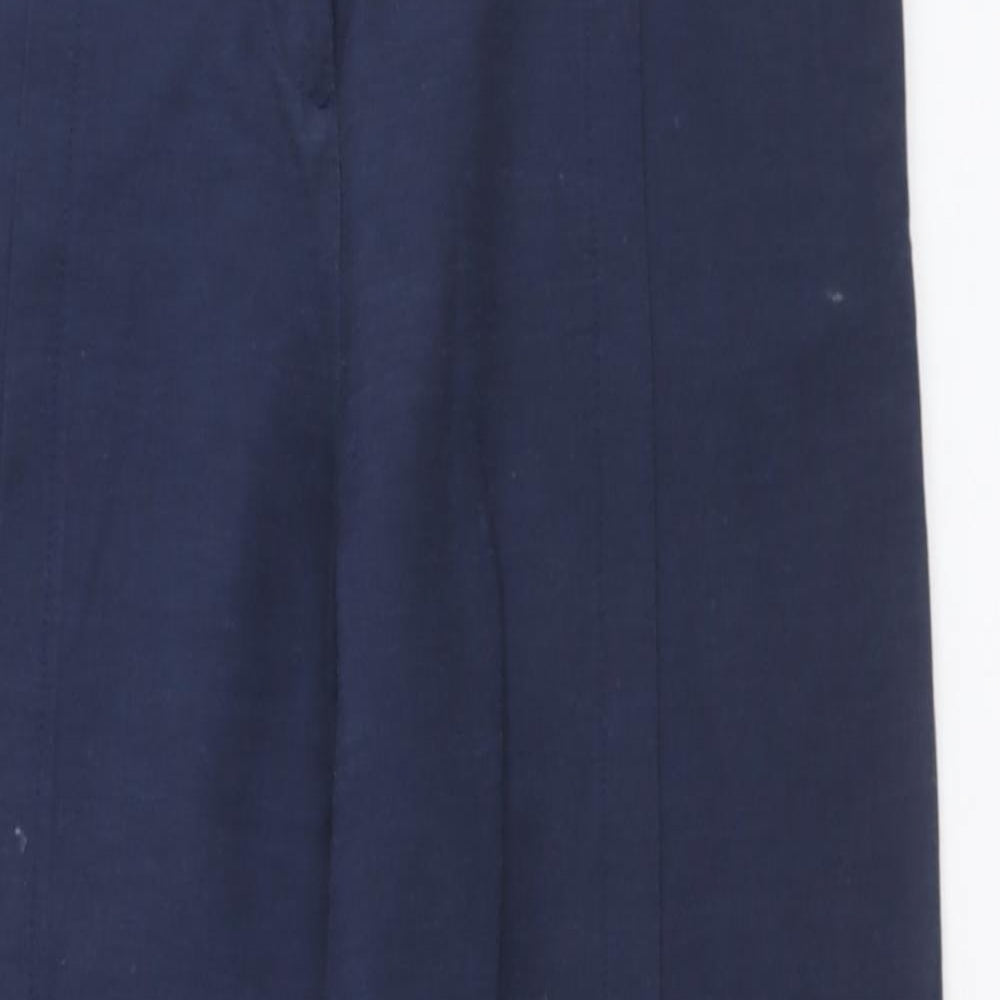 Womens UK Size 8 Sisley Regular Fit  Blue Trousers