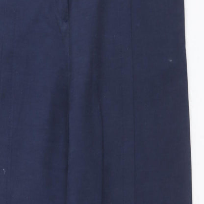 Womens UK Size 8 Sisley Regular Fit  Blue Trousers