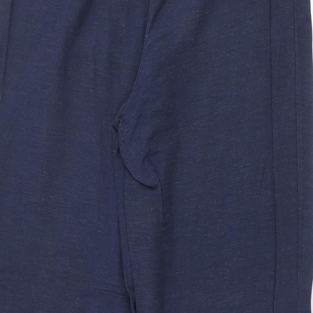 Womens UK Size 8 Sisley Regular Fit  Blue Trousers