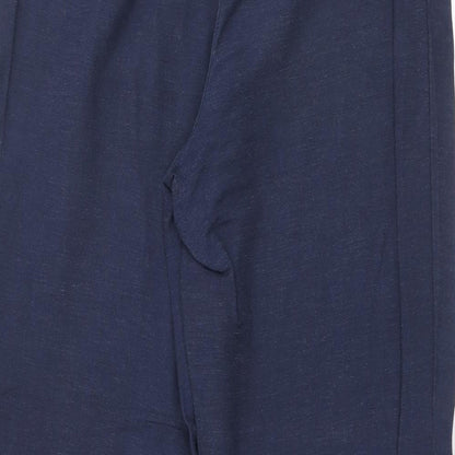 Womens UK Size 8 Sisley Regular Fit  Blue Trousers