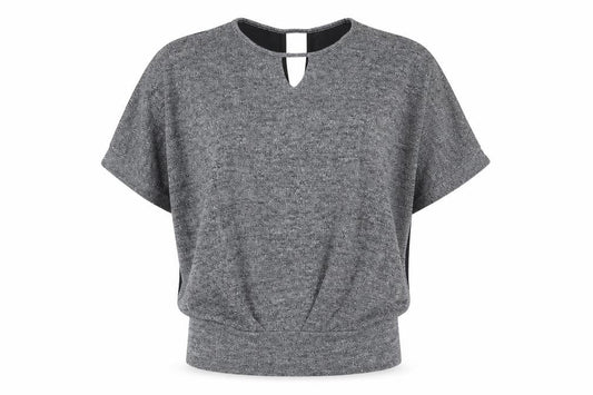 Womens UK Size M Voulez-Vous Silver Pullover Jumper