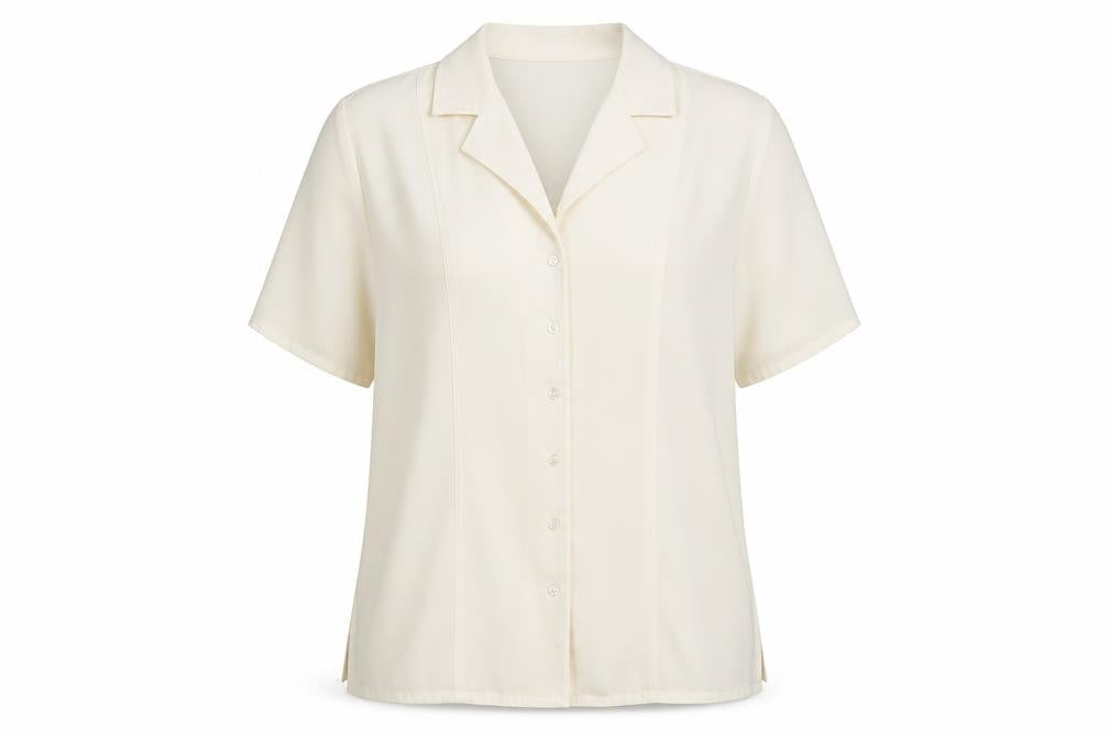 Womens UK Size M Joella Di Marco Yellow Basic Button-Up