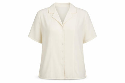 Womens UK Size M Joella Di Marco Yellow Basic Button-Up
