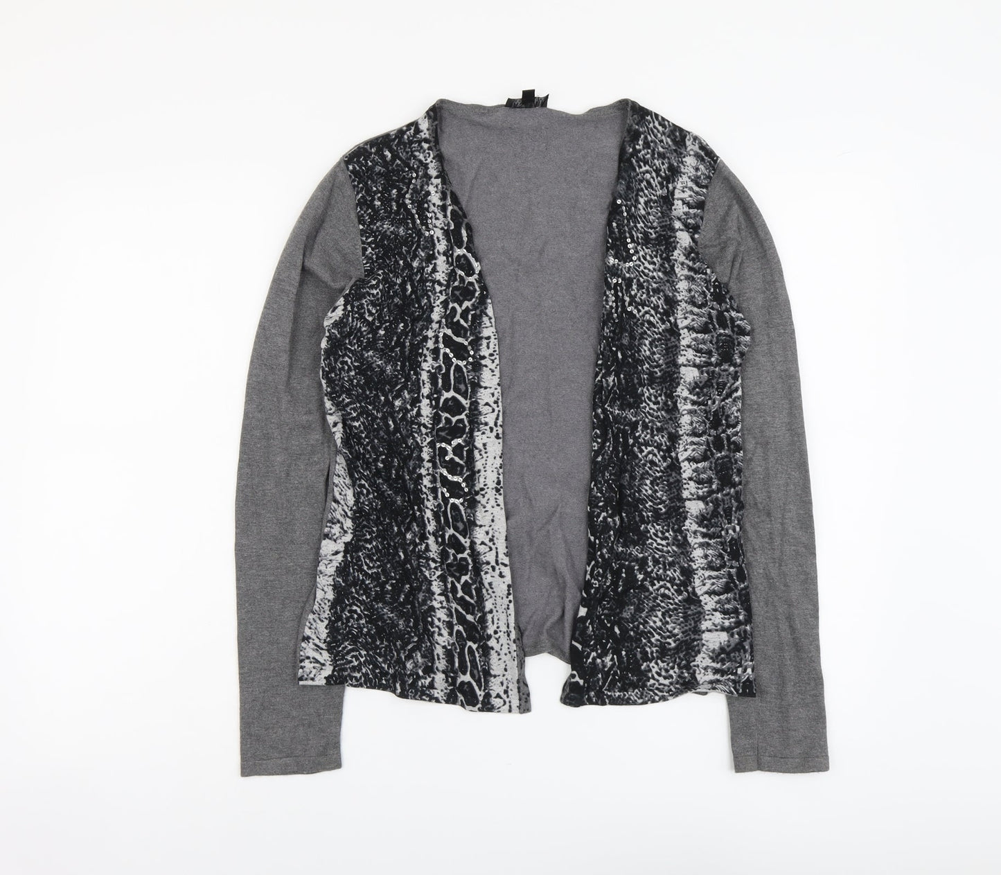 Womens UK Size S Casamia Grey Cardigan Jumper