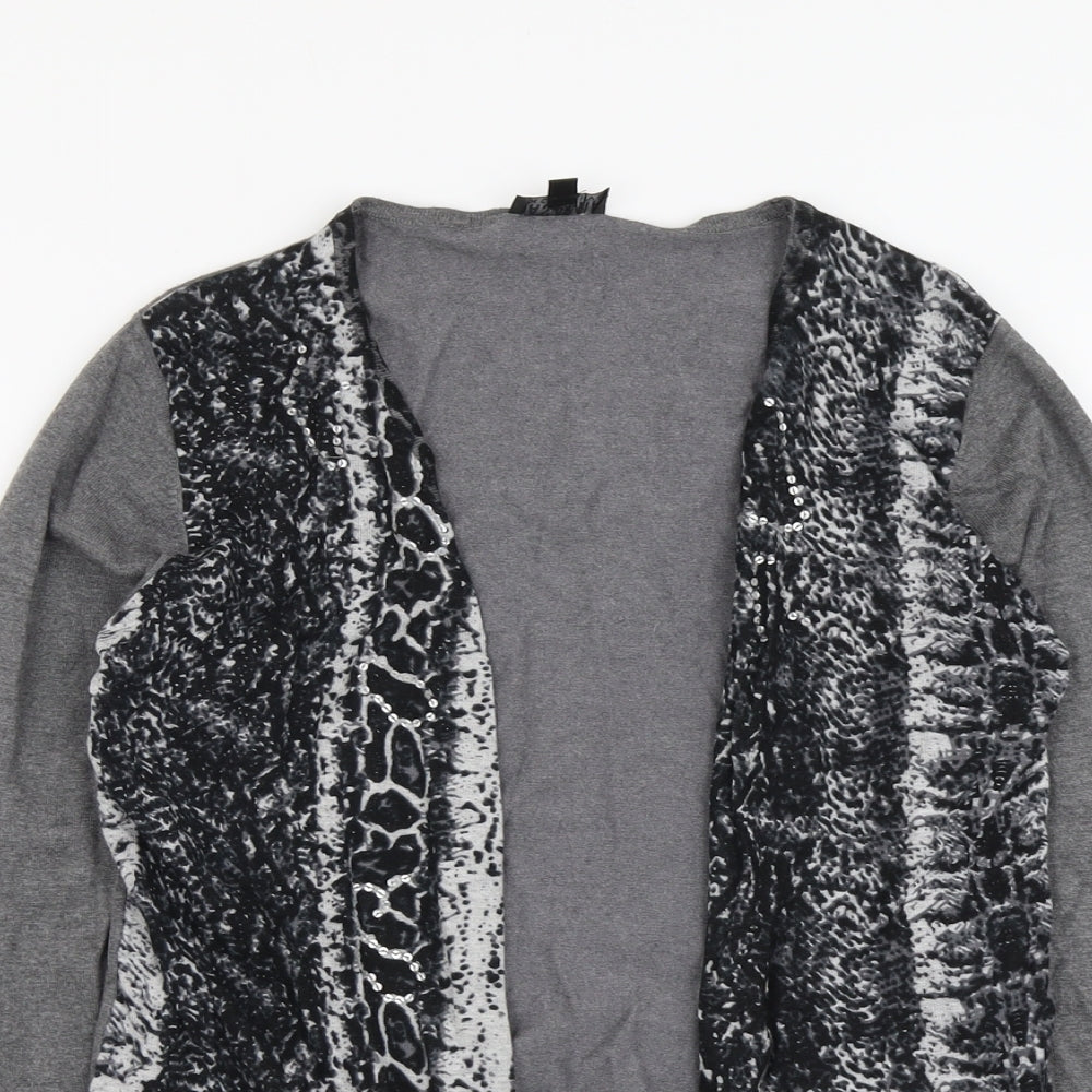 Womens UK Size S Casamia Grey Cardigan Jumper