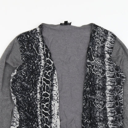 Womens UK Size S Casamia Grey Cardigan Jumper