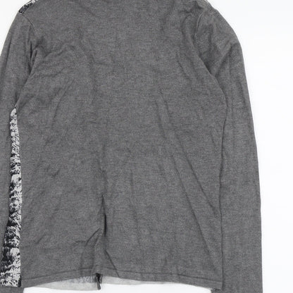 Womens UK Size S Casamia Grey Cardigan Jumper