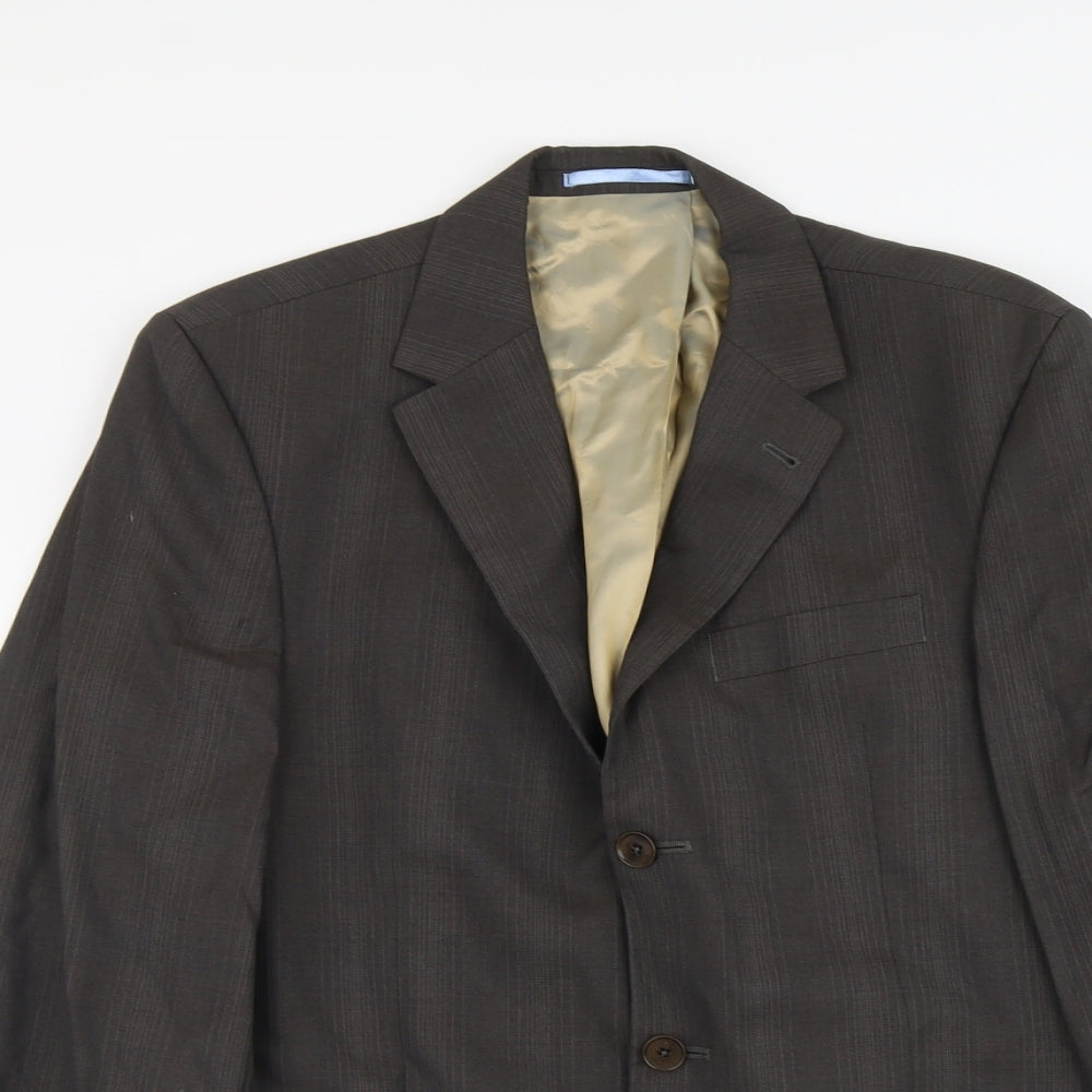 Mens UK Size M NEXT Regular Brown Suit Jacket