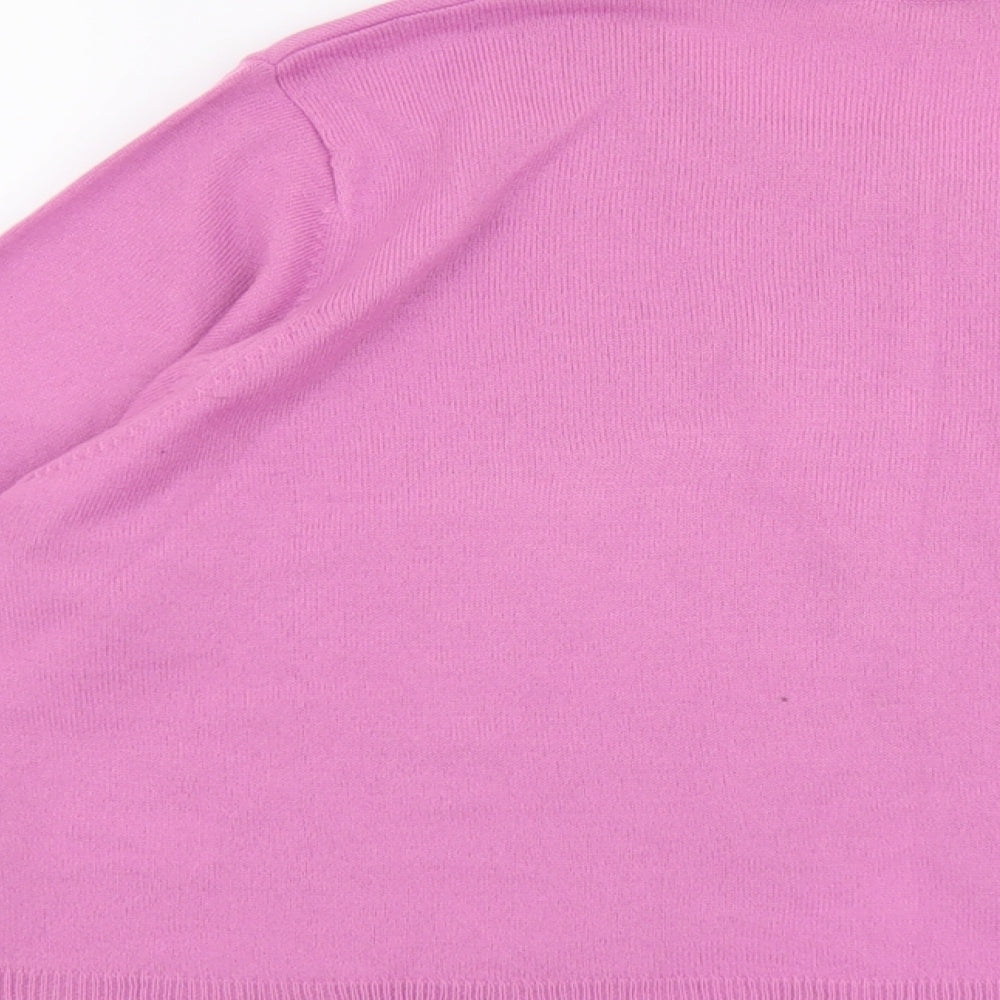Womens UK Size 16 Simply Be Pink Cardigan Jumper