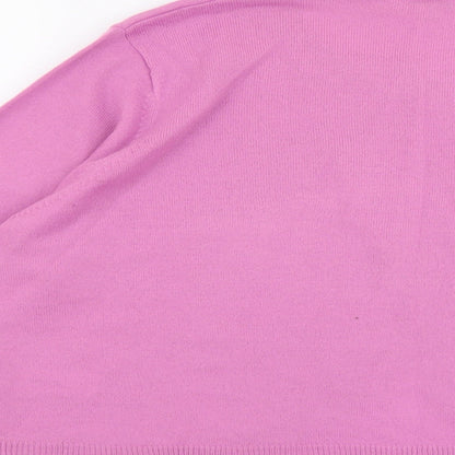 Womens UK Size 16 Simply Be Pink Cardigan Jumper