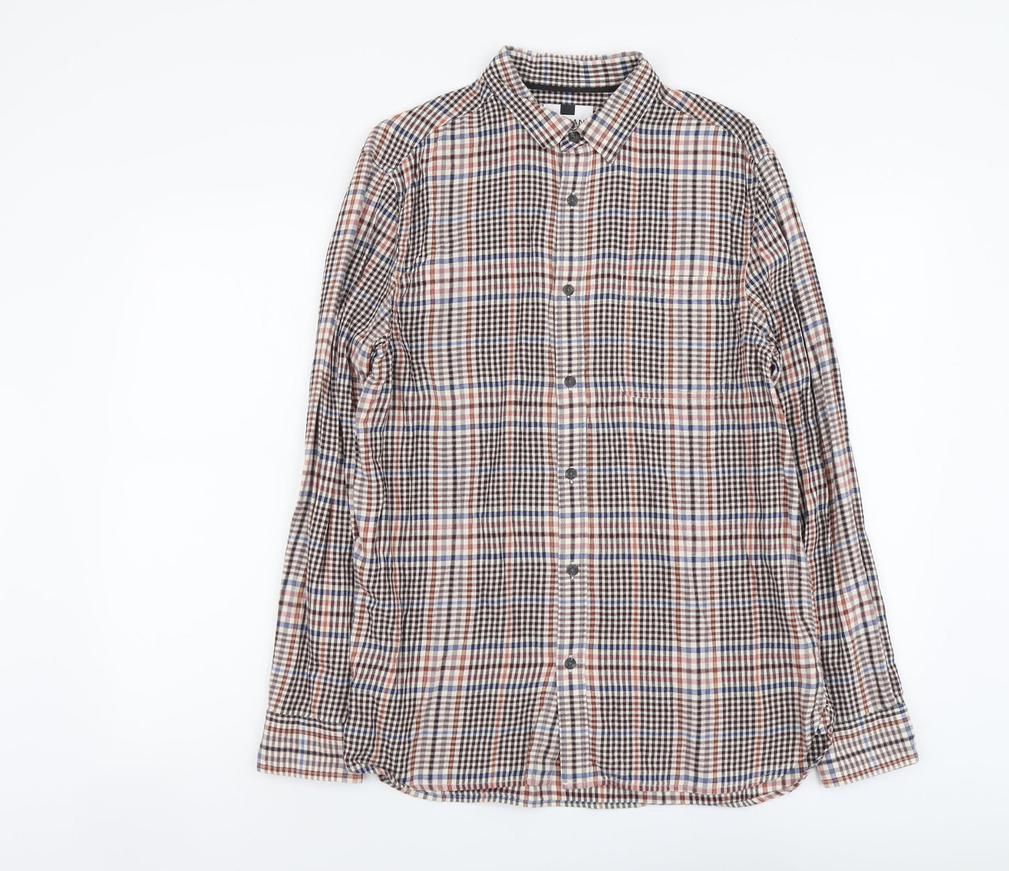 Mens UK Size M Topman Multicoloured  Button-Up Long Sleeve Casual Shirt