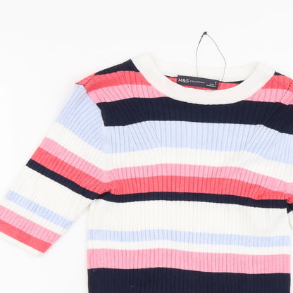 Womens UK Size 8 Marks and Spencer Multicoloured Pullover Jumper
