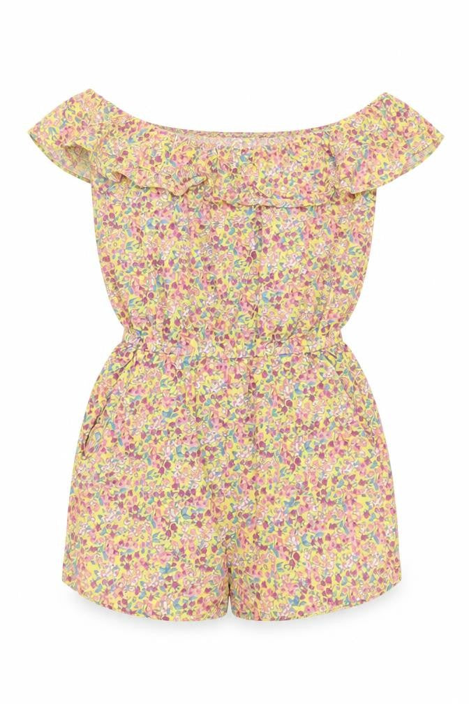 Womens UK Size 8 New Look One-Piece Yellow Playsuit