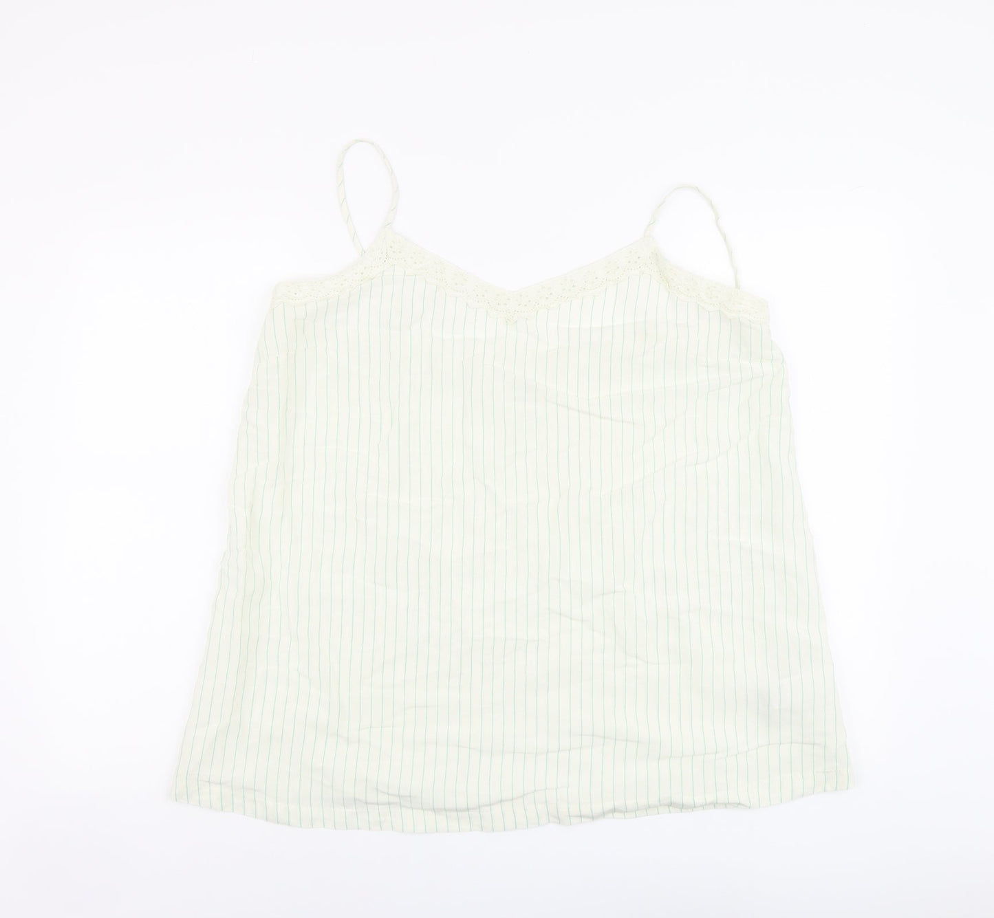 Womens UK Size 18 Marks and Spencer Beige Basic Tank