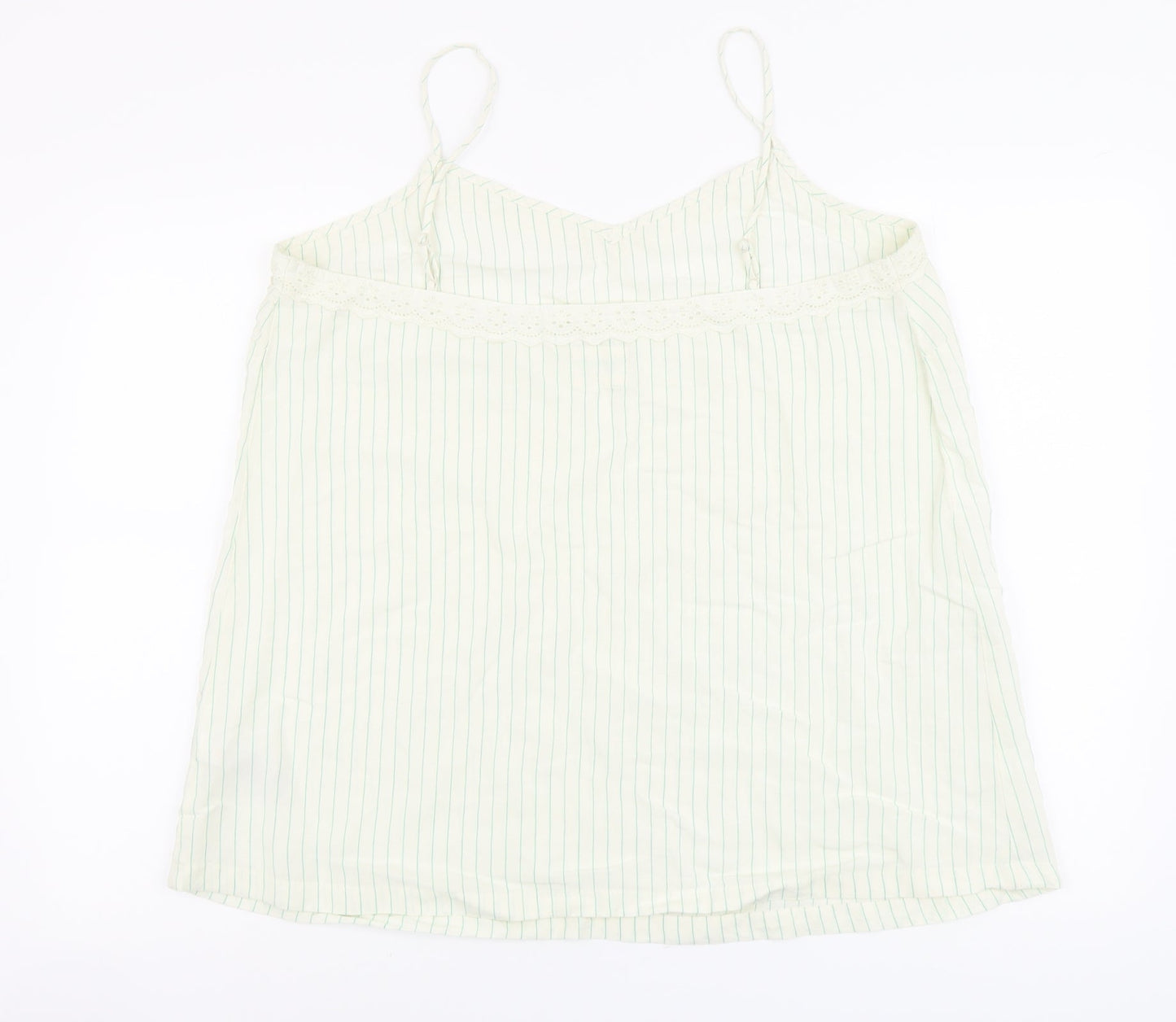 Womens UK Size 18 Marks and Spencer Beige Basic Tank
