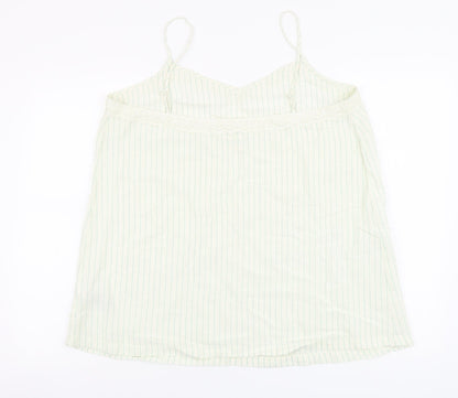 Womens UK Size 18 Marks and Spencer Beige Basic Tank