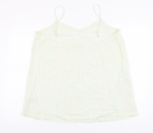 Womens UK Size 18 Marks and Spencer Beige Basic Tank