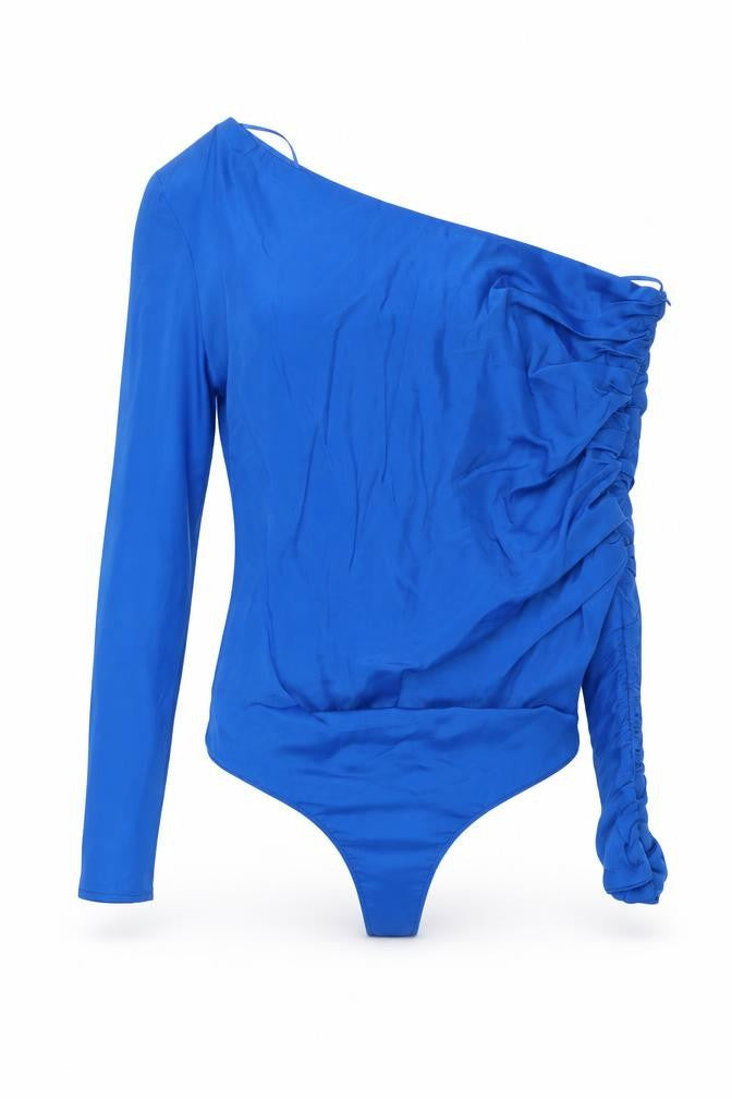 Womens UK Size S Zara One-Piece Blue Bodysuit