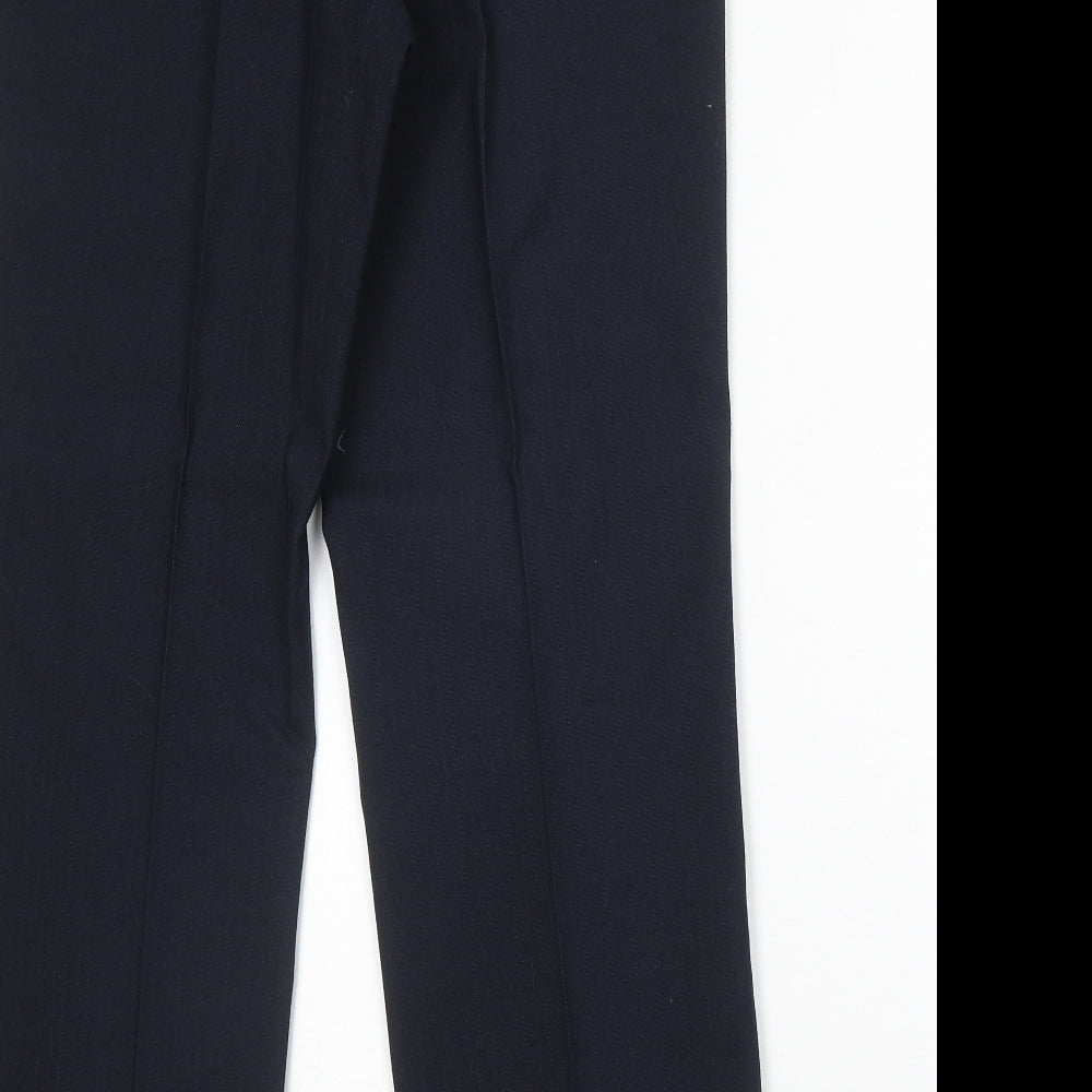 Mens UK Size 32 in C&A Regular Fit Dress Pants Blue Trousers