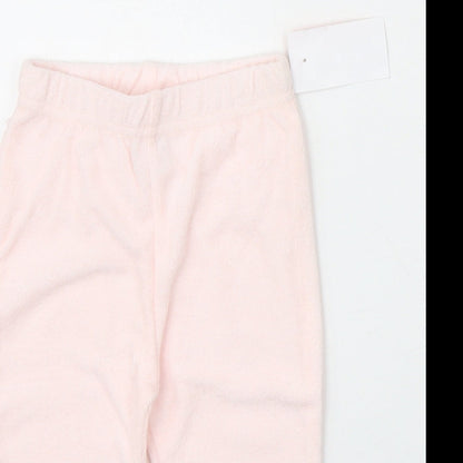 Chickpea Baby Pink Cotton Jogger Trousers Size 6-9 Months Pullover