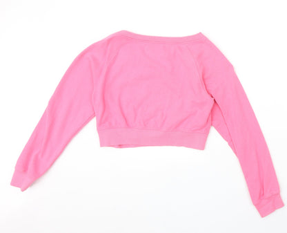 Brody Girls Pink 100% Cotton Pullover Sweatshirt Size 11-12 Years Pullover - Love To Dance
