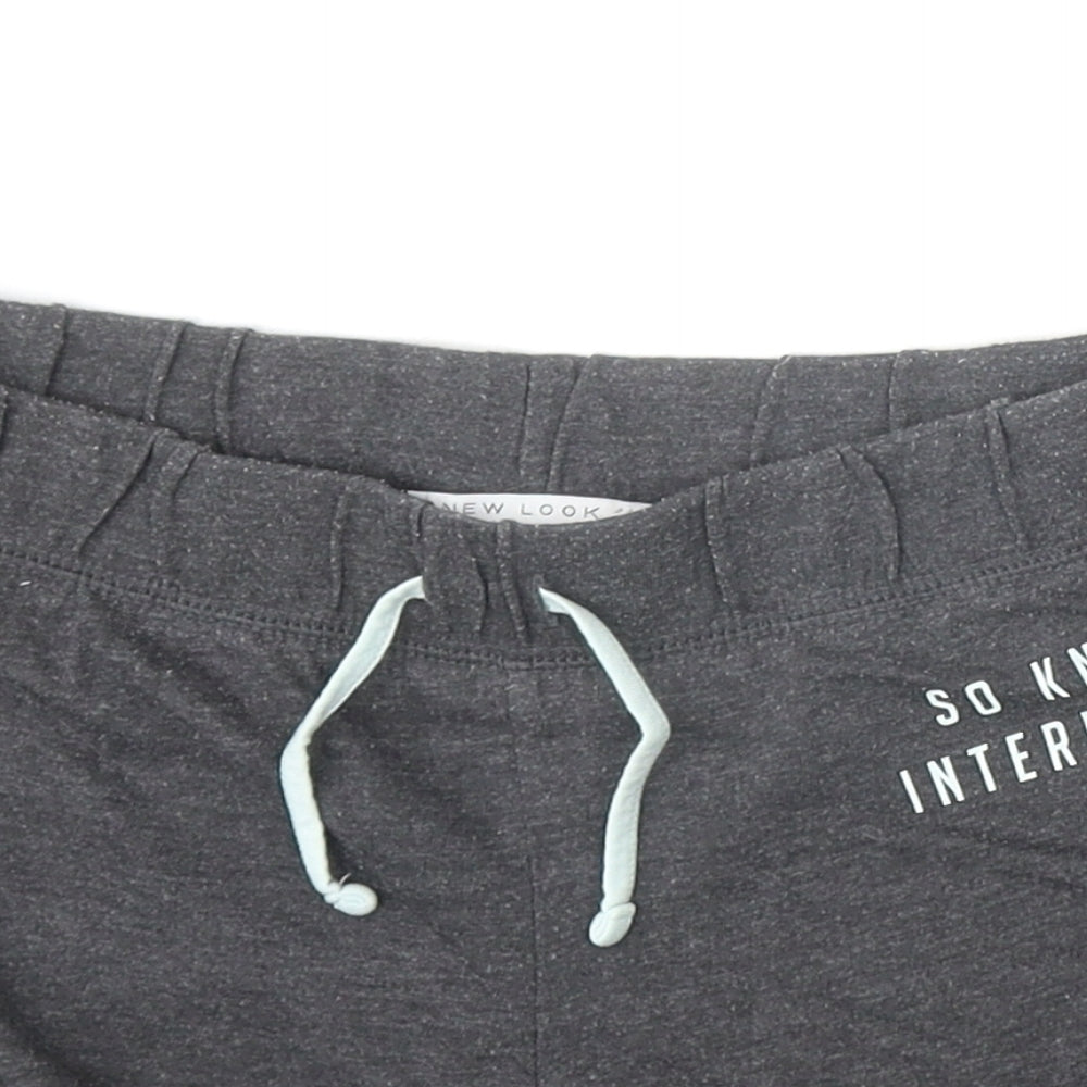 New Look Girls Green Cotton Sweat Shorts Size S Regular - So knot interested