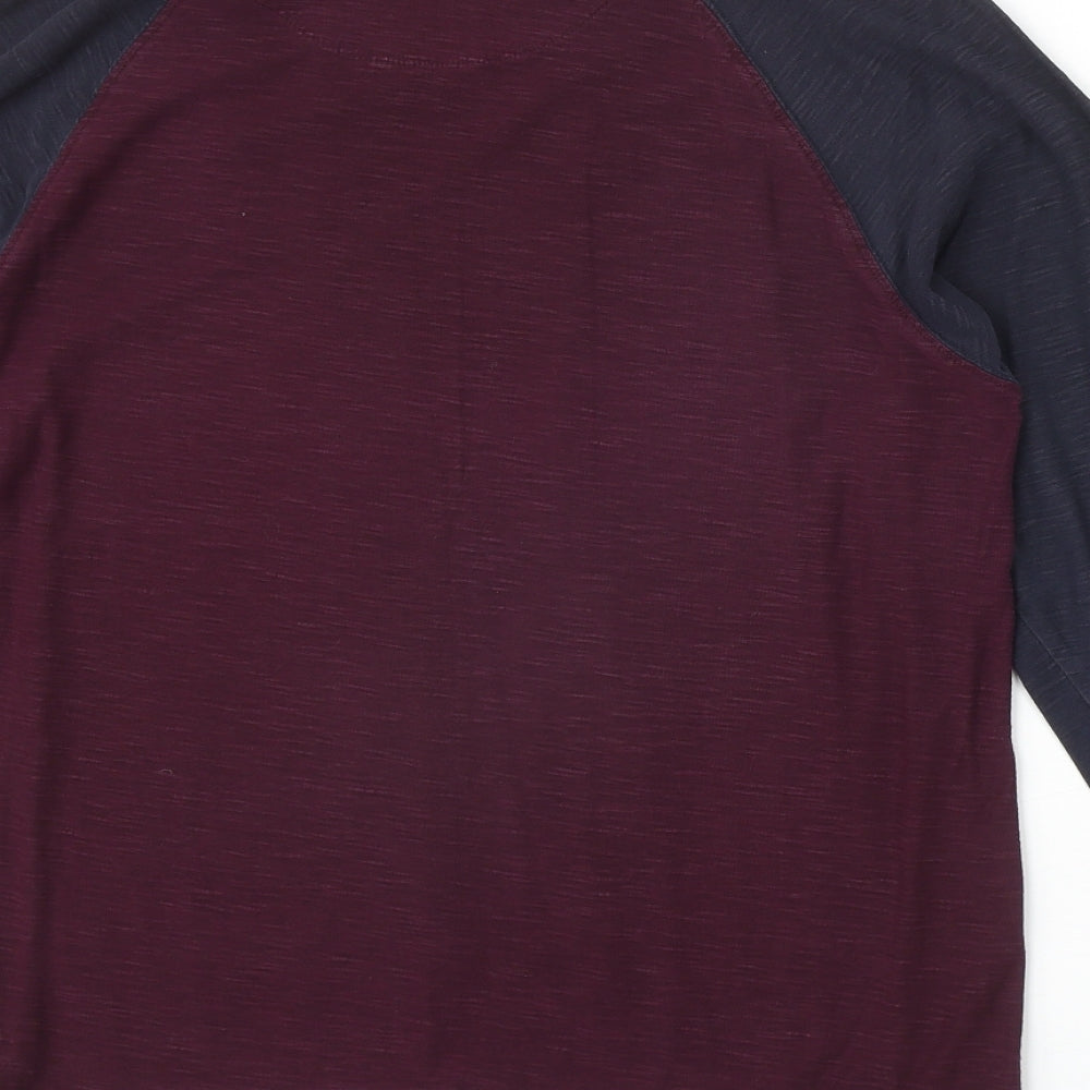 Mens UK Size M Easy Red Pullover Sweatshirt