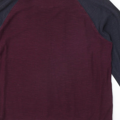 Mens UK Size M Easy Red Pullover Sweatshirt