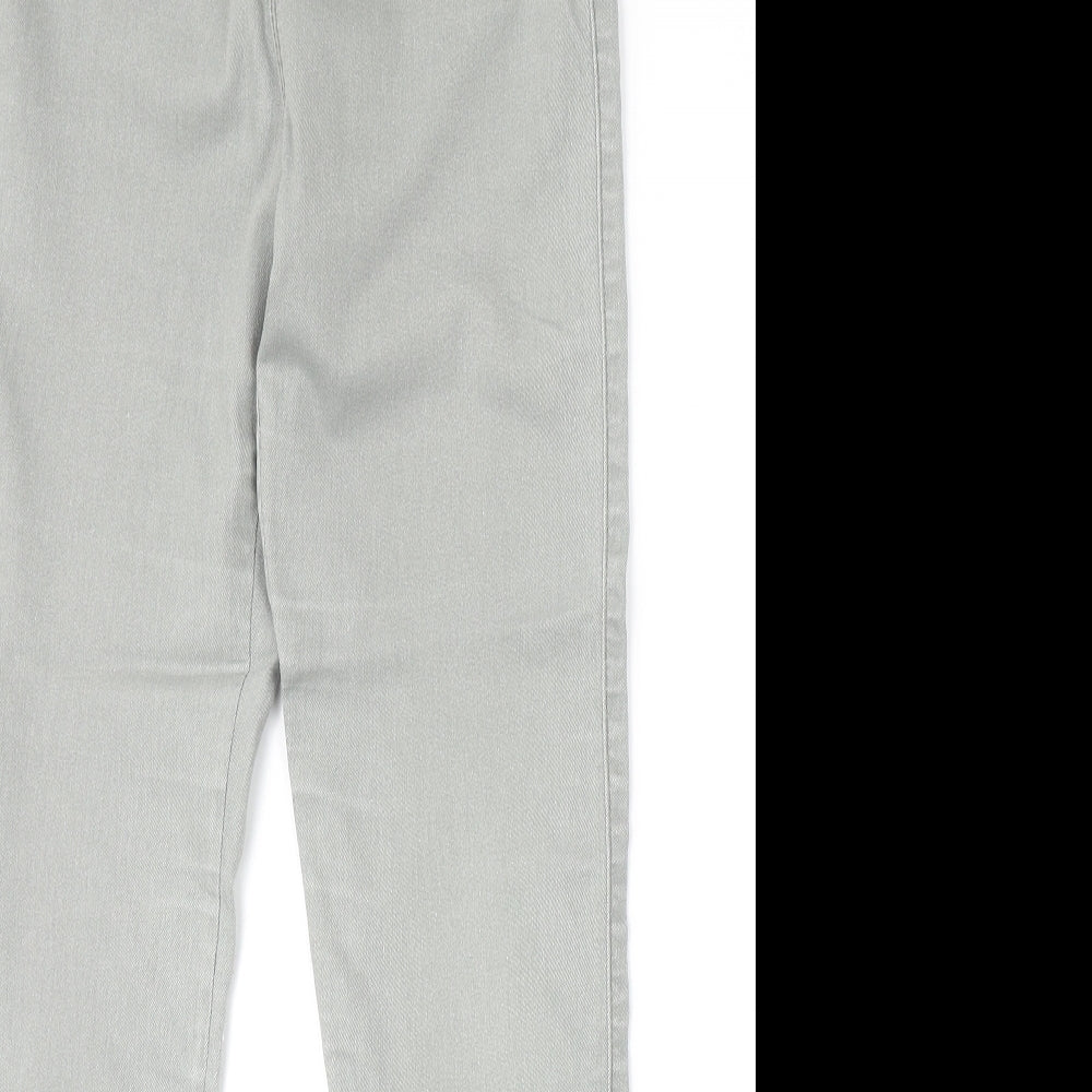 Denim & Co. Womens Grey Cotton Jegging Jeans Size 10 Regular