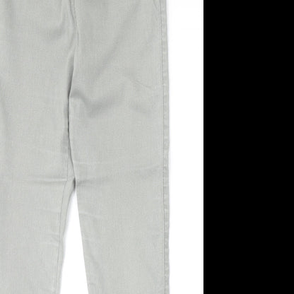 Denim & Co. Womens Grey Cotton Jegging Jeans Size 10 Regular