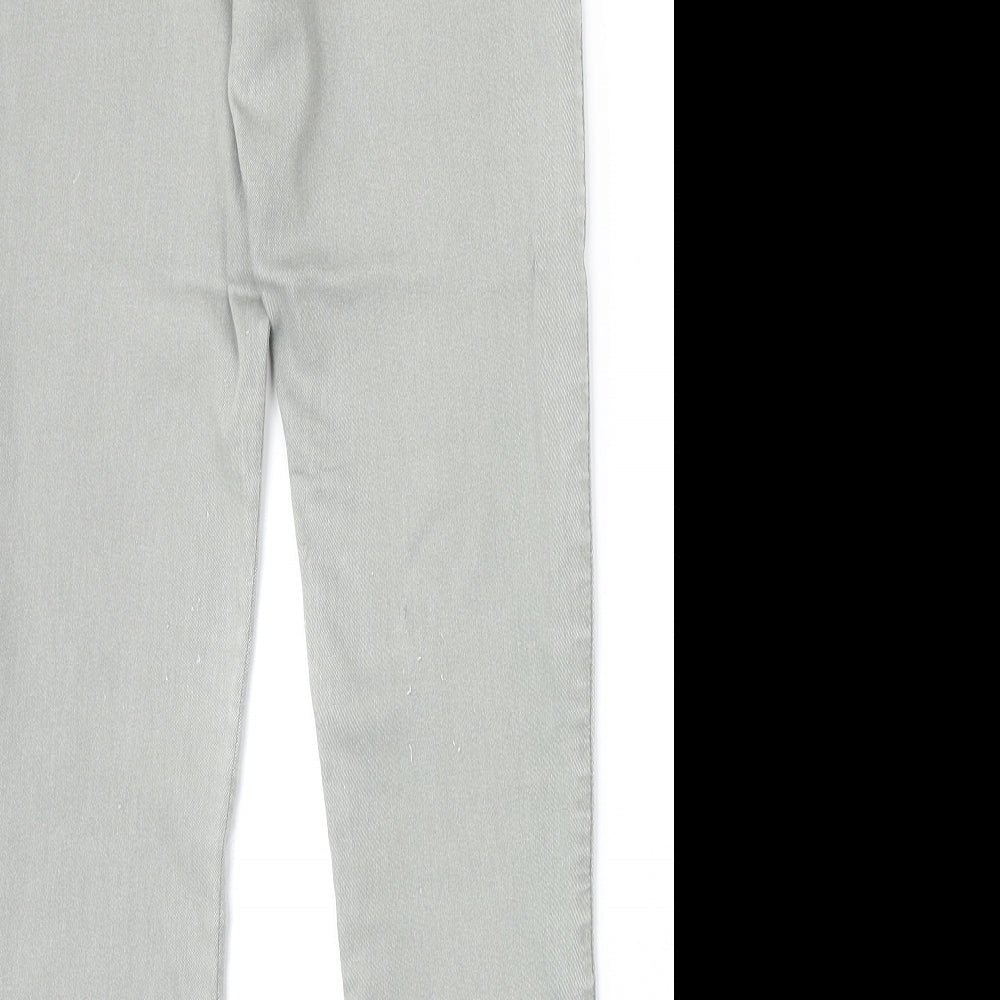 Denim & Co. Womens Grey Cotton Jegging Jeans Size 10 Regular