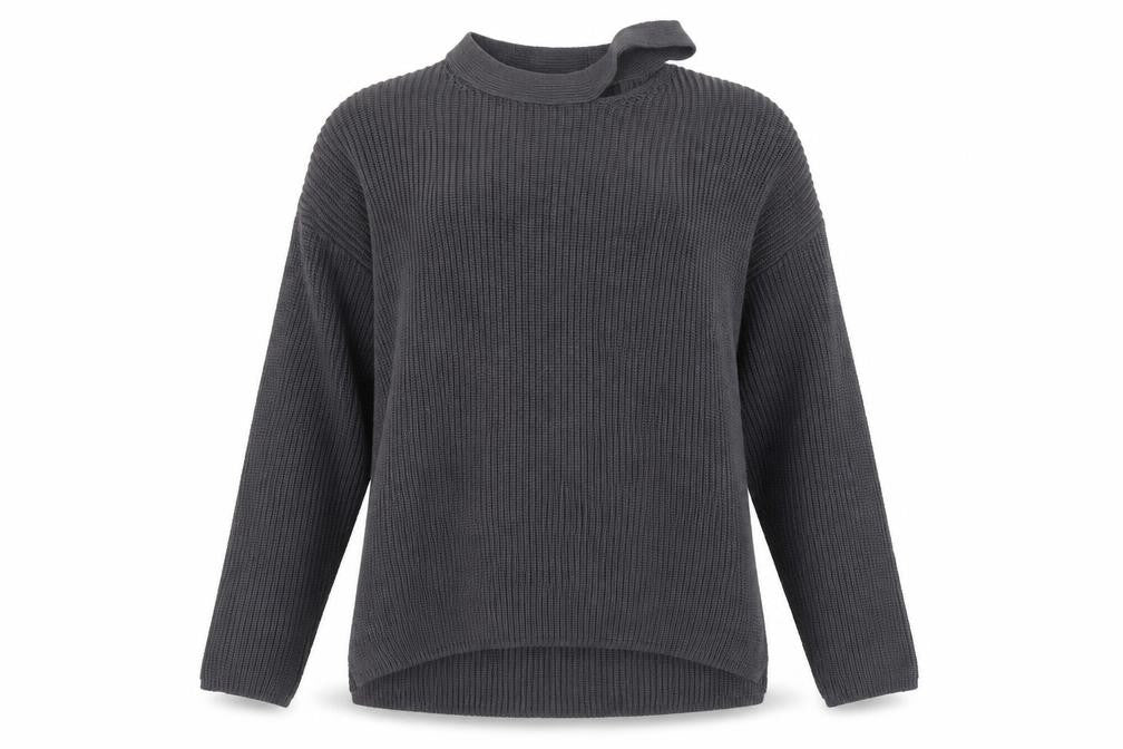 Womens UK Size 8 New Look Grey Pullover Jumper