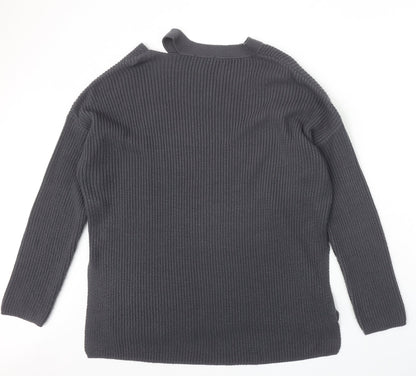 Womens UK Size 8 New Look Grey Pullover Jumper