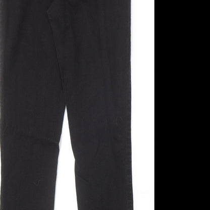 Denim & Co. Womens Black Cotton Skinny Jeans Size 12 Regular Zip