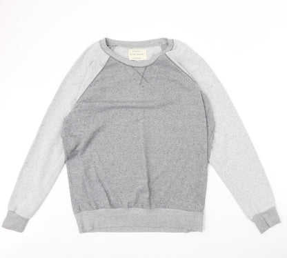 Mens UK Size XL River Island Grey Pullover Sweatshirt