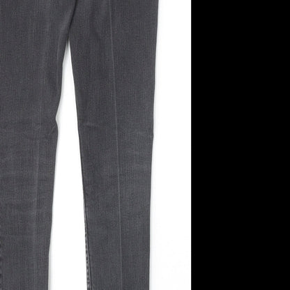 Womens UK Size 28 in Preworn Extra-Slim Fit Skinny Grey Jeans